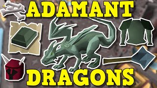 How Good Is Killing Adamant Dragons  Ultimate Adamant Dragons Guide Old School Runescape [upl. by Ettegroeg]