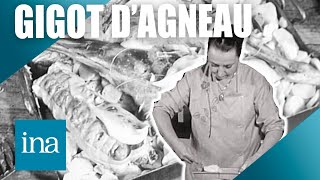 Gigot dagneau brayaude et pommes de terre 🍖🥔  INA Les Recettes Vintage [upl. by Hope]