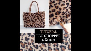 Tutorial Leo Shopper nähen  Nähanleitung  DIY Nähen [upl. by Nora]