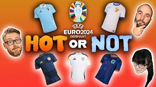 We rate the EURO 2024 Kits  Football Shirt Quiz with guest FM Girl [upl. by Patric]