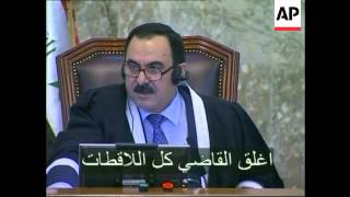 Saddam Husseins trial on Operation Anfal charges plus new bites [upl. by Atnohs]