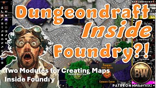 Recreating Dungeondraft in Foundry VTT  Advanced Mapping and Module Tutorial [upl. by Arbmik]