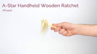 AStar Handheld Wooden Ratchet [upl. by Ariamoy]