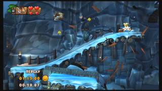 63 Aqueduct Assault World Record Donkey Kong Country Tropical Freeze [upl. by Gert]