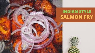 How To Make Salmon Fish Fry Indian Style  Easy Fish Fry  Salmon Recipes  Indian Food [upl. by Hortensa115]