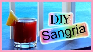 How to Make Passion Orange Sangria at Home │ The EASIEST Sangria Recipe w Red Port Wine [upl. by Froehlich2]