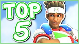 Overwatch  TOP 5 BEST LUCIO SKINS [upl. by Dorine170]