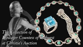 Gloria  Dowager Countess of Bathurst  Christies Auctioned Collection [upl. by Emmerich]