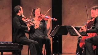 Brentano String Quartet Plays Beethoven Op 130 3rd movement [upl. by Wulfe]