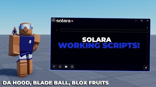 Roblox Solara V3 Working Loadstrings  Scripts 🔥 Free Byfron Bypass [upl. by Arded]