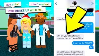 TELLING FANS WE BROKE UP ON HER ACCOUNT Roblox [upl. by Noeht]