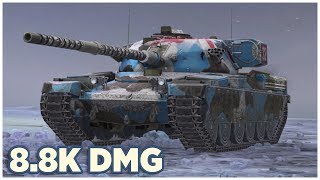 Chieftain Mk6 • 88K DMG • 5 KILLS • WoT Blitz [upl. by Eyk297]