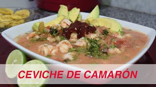 CEVICHE DE CAMARÓN ECUATORIANO [upl. by Lindsy213]