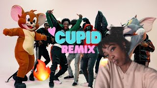 2 RARE quot Cupid Remix quot Music Video Reaction 🤣😅 thought twas  the cupid shuffle remix [upl. by Hussar]