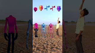 Blue red siren and black alien vs Me correct headmatching new game magical video  viral vfx [upl. by Monahan859]