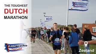 KUSTMARATHON ZEELAND 2023  TOUGHEST MARATHON OF THE NETHERLANDS [upl. by Mauralia]