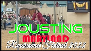 RENAISSANCE FESTIVAL MARYLAND  JOUSTING TOURNAMENT part 1 [upl. by Kohl]