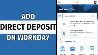 How To Add Direct Deposit On Workday App 2024 EASY GUIDE [upl. by Isteb]