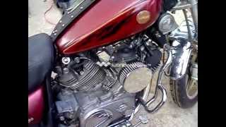 1985 Yamaha Virago XV700 Single Carb Conversion [upl. by Bremer636]