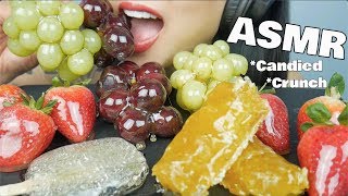 ASMR CANDIED FRUITS Tanghulu HONEYCOMB  ALOE VERA CRACKLING EATING SOUNDS No Talking  SASASMR [upl. by Eerual]