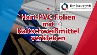 Verarbeitung von WBC Kaltschweissmittel auf HartPVCFolien [upl. by Jollenta]