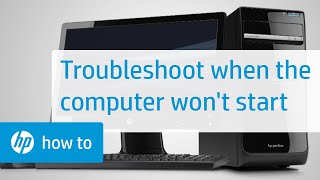 What to do When Your Computer Wont Start  From the Desktop with Kevin amp Randy  HP Support [upl. by Sherlock]