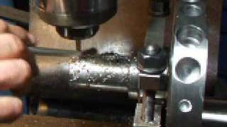 Cutting Chevy Crank Keyway for Blower Drive [upl. by Kannry595]