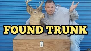 FOUND A TRUNK I Bought Abandoned Storage Unit Locker  Opening Mystery Boxes Storage Wars Auction [upl. by Eiznil39]