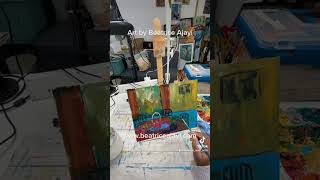 Original Artwork still life Painting  and acrylic painted paper art  Art process shorts [upl. by Aiet]