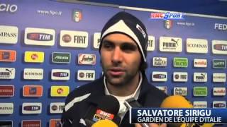 Italie  France  Sirigu  quotCe sera forcément bizarrequot [upl. by Bedad609]