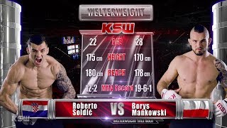 HDKSW41Borys Mańkowski vs Roberto SoldićNew CroCop [upl. by Enyamert525]