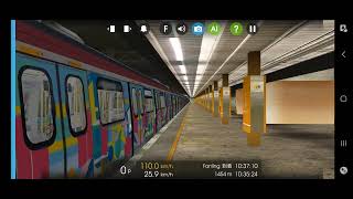 Hmmsim 2 MTR RTrain Departing at Sheung Shui Station [upl. by Ylrrad]