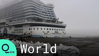 German Cruise Ship Evacuated in Lisbon After Covid Outbreak [upl. by Marozas]