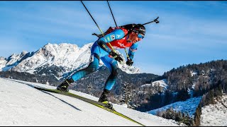 Biathlon Poursuite Homme Hochfilzen 2020 [upl. by Nnayllek]