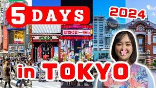 How to Spend 5 Days in TOKYO 2024  Japan Travel Itinerary [upl. by Renner]