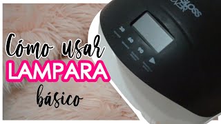 Como usar mi LAMPARA de UÑAS para secar geles  Aprende a hacer uñas [upl. by Cornew]