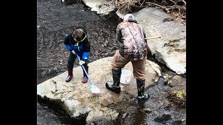 Plastic Nurdle Cleanup On PHLTs Pocono Creek Nature Preserve [upl. by Yahsed]