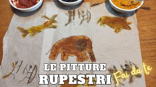 LE PITTURE RUPESTRI breve videolezione sullarte preistorica e laboratorio darte [upl. by Ahsropal892]