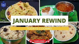 January Rewind Cooking Recipes  Easy amp Quick Recipes [upl. by Anirac]