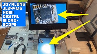 Digital Soldering Station Microscope Joyalens JL249MS  101quot LCD Display Monitor Screen [upl. by Dehlia]