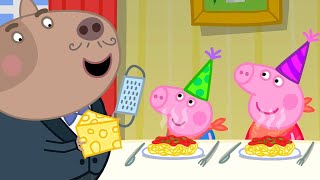 Grandpa Pigs Birthday Meal 🍝  Peppa Pig Official Full Episodes [upl. by Etra]