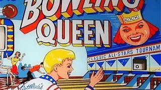 1964 Gottlieb Bowling Queen Pinball Machine in action [upl. by Eddy]