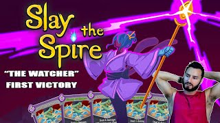 Slay the Spire  First quotvictoryquot as The Watcher [upl. by Ramoj418]