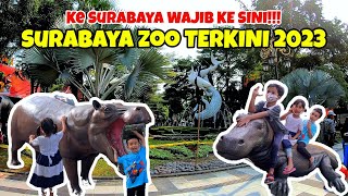 WISATA PALING HITS Surabaya  KEBUN BINATANG SURABAYA ZOO 2023 [upl. by Annairt318]