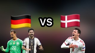 Alemania vs Dinamarca en directo  Ter Stegen Gündoğan y Christensen se enfrentan en la Eurocopa [upl. by Hsaka730]