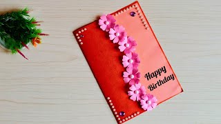 Birthday Card Making Ideas  DIY Birthday Card Idea  Greeting Card Ideas [upl. by Lorou]