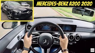 MercedesBenz A200 Sedan 2020 Advance  Test Drive  Avaliação  Consumo  Acelerando  POV [upl. by Sunshine758]