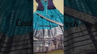 coat model frock saree to convert frock and lehenga [upl. by Risa]