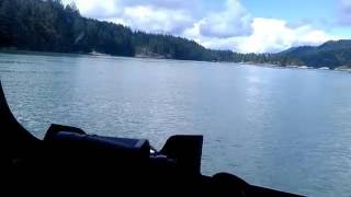 Sechelt Rapids  Tug And Barge 2nd POV [upl. by Mahda]