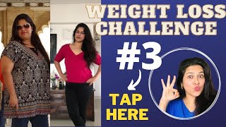 Weightloss Challenge for Beginners  Lose 35 Kg Quickly  How to Lose Weight Fast Hindi  Part 3 [upl. by Sydelle]